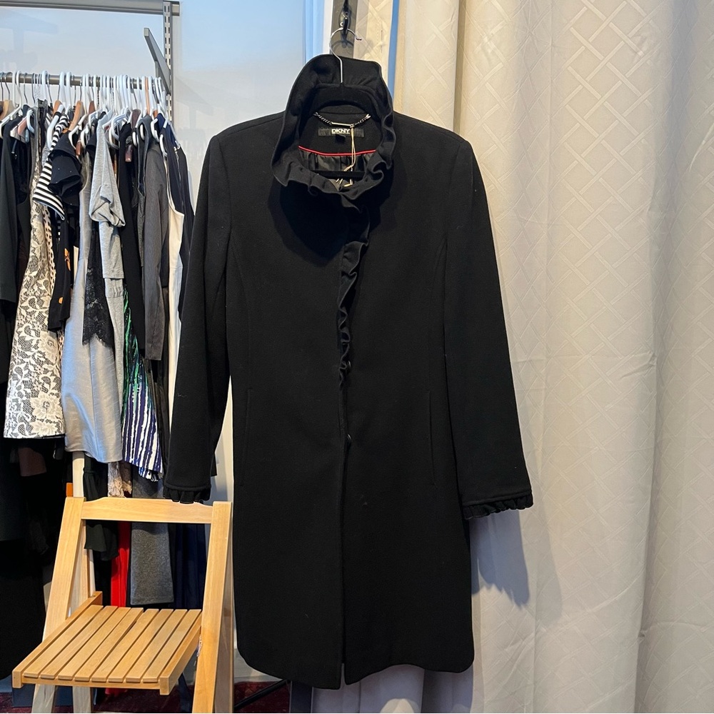 DKNY Wool & Cashmere Coat